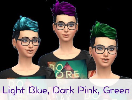 8 Colorful Recolors of Short Blow Dry Hair