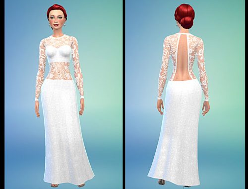 Lace and Glitter Wedding Dresses