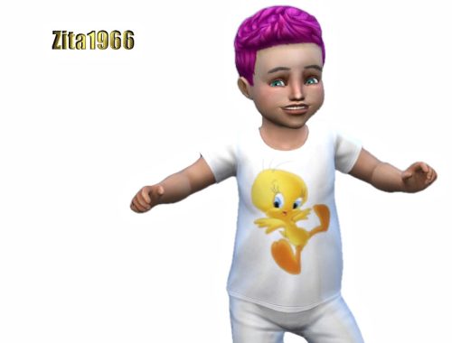Fun tops and Pink hair 4 Tods