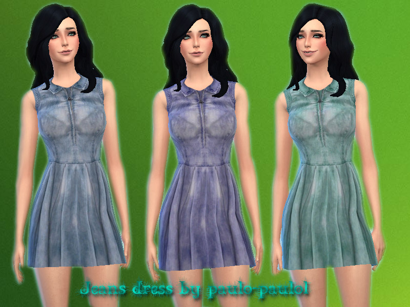 Jeans dress - The Sims 4 Catalog