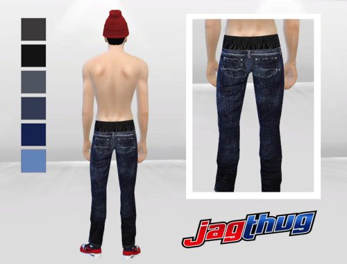 Fiborou Low-Waist Jeans