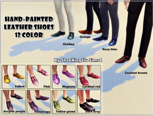 Leather Shoes - 12 Colors