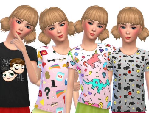 Kawaii Girl Tee Shirts