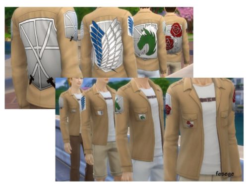 [Attack On Titan/Shingeki No Kyojin] All Corps Jacket Set