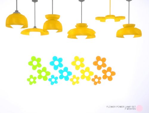 Flower Power Lamp Set
