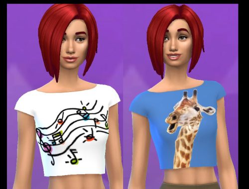 7 Bow Crop Top Recolors!