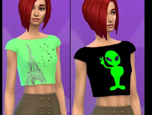 7 Bow Crop Top Recolors!