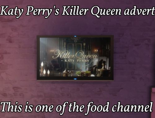 Katy Perry's Killer Queen Advert