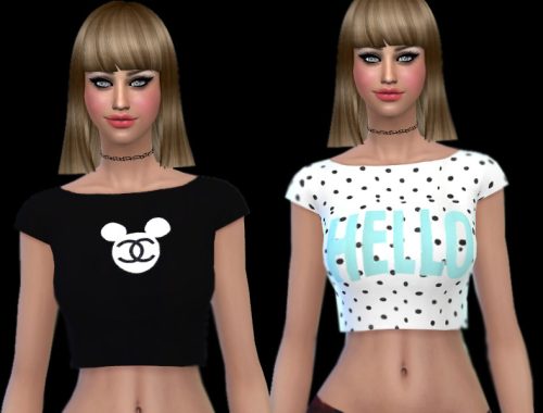 A La Moda Cropped Top
