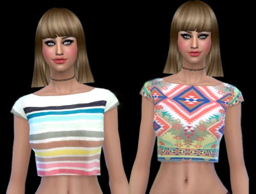 A La Moda Cropped Top