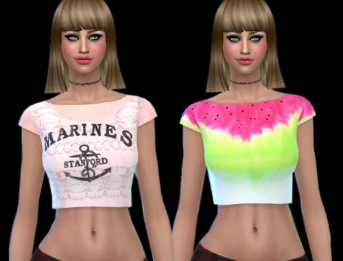 A La Moda Cropped Top