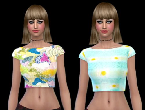 A La Moda Cropped Top
