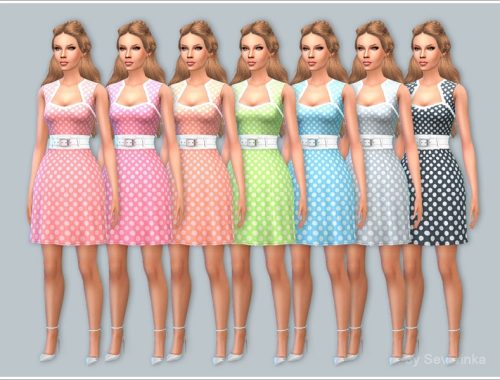 [Fashion style] - polka dot dress
