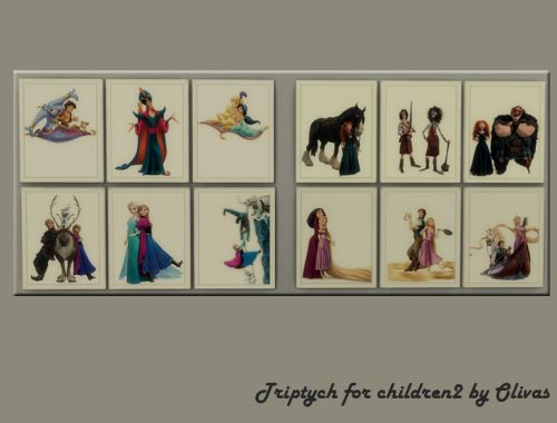 Set Triptych for children-Requires Backyard Stuff