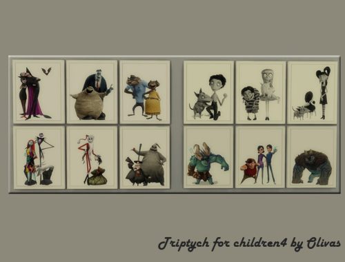 Set Triptych for children-Requires Backyard Stuff