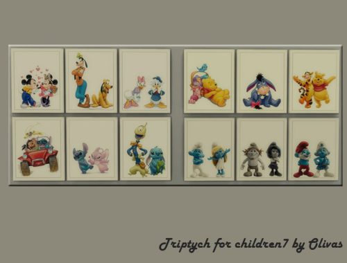 Set Triptych for children-Requires Backyard Stuff
