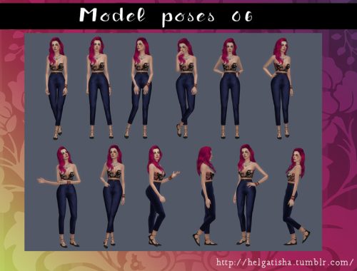 Model poses 06
