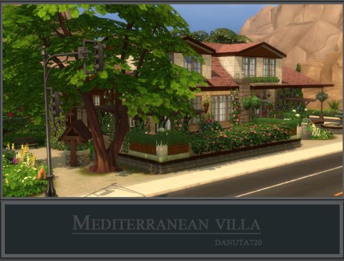Mediterranean villa.
