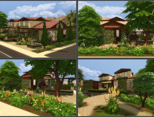 Mediterranean villa.
