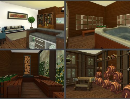 Mediterranean villa.
