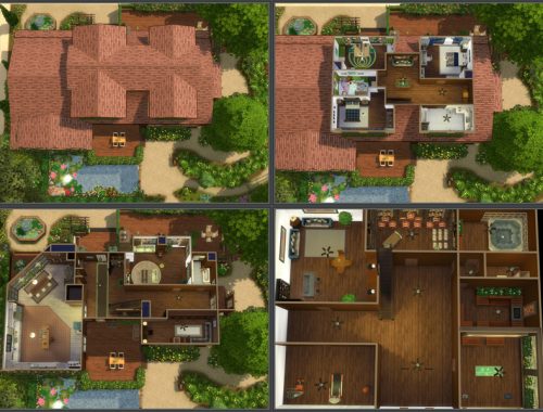 Mediterranean villa.