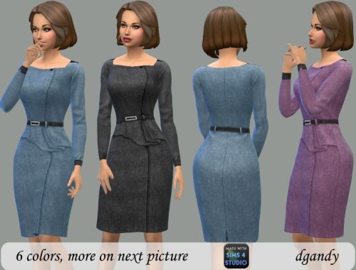 Wool Pencil Dress