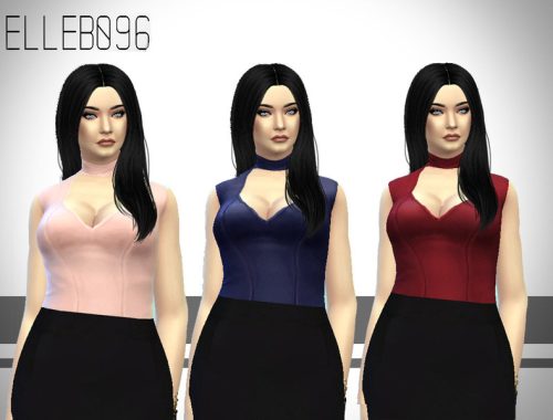 Choker Neck Band Top (base game)