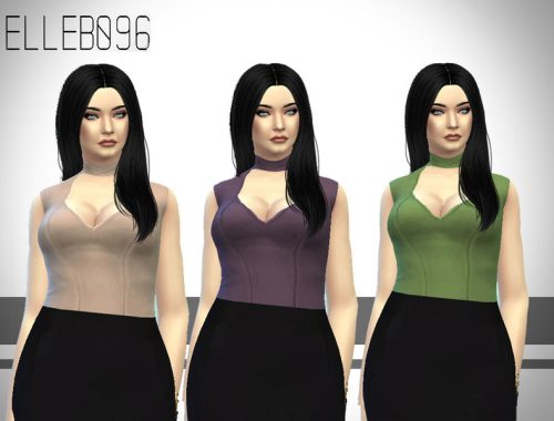 Choker Neck Band Top (base game)