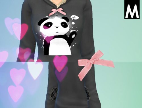 [M] Cute Panda Hoodie