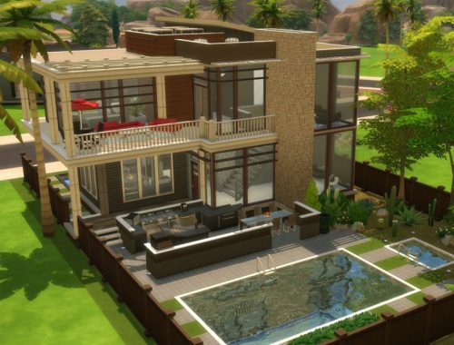 Modern Basegame Mansion