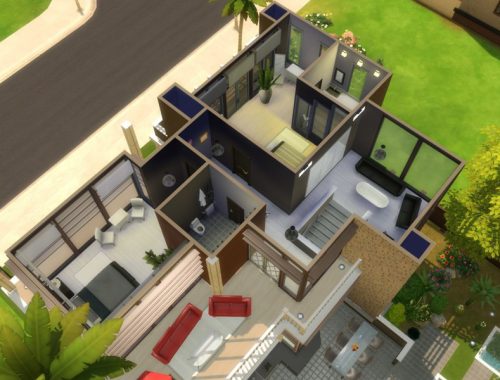 Modern Basegame Mansion