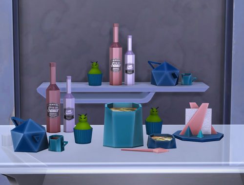 Facet Geometric Kitchen set