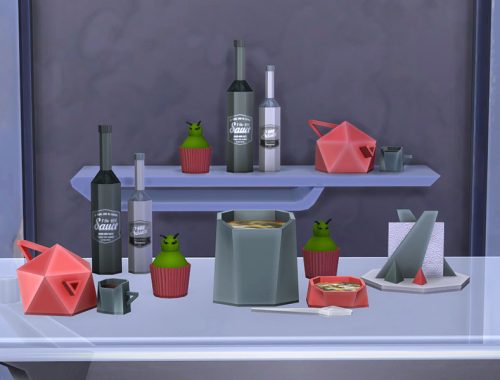 Facet Geometric Kitchen set