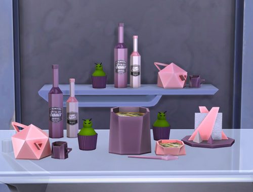 Facet Geometric Kitchen set