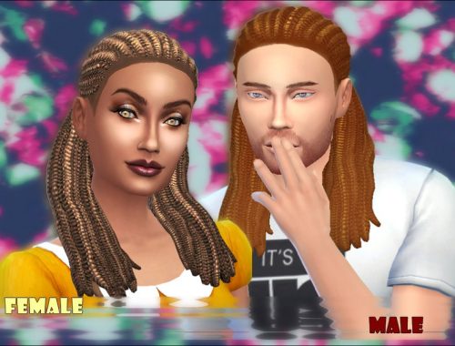 Calina Hairstyle _ Unisex_Set - Movie SP needed