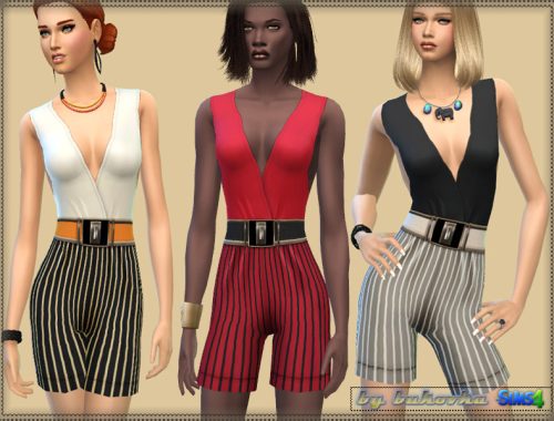 Stripe Jumpsuit