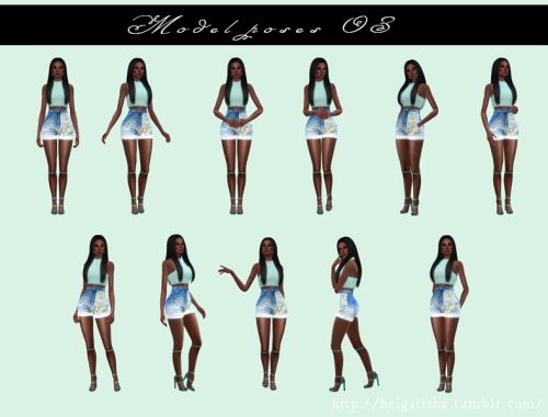 Model poses 08