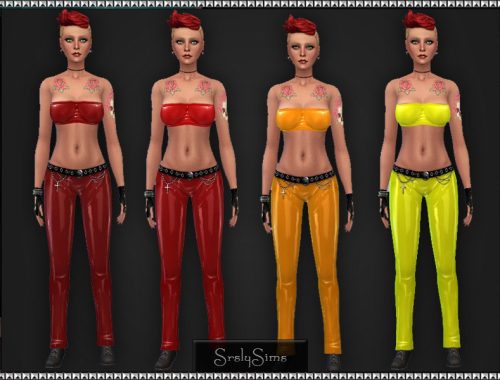 Blow PVC Pants
