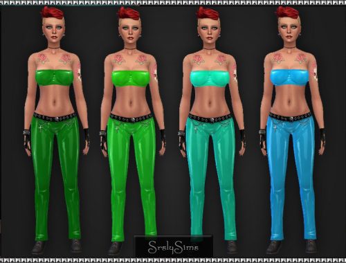 Blow PVC Pants