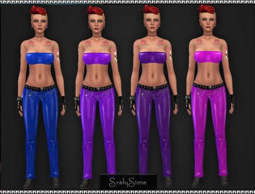 Blow PVC Pants