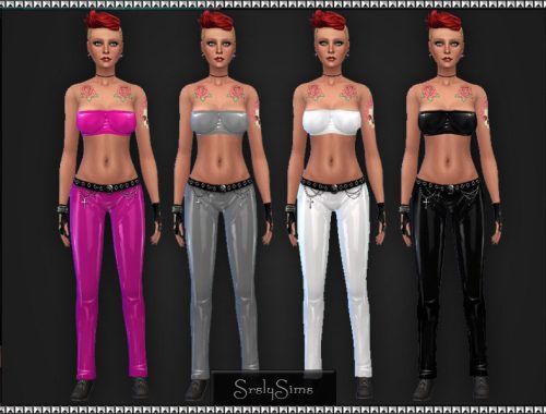 Blow PVC Pants