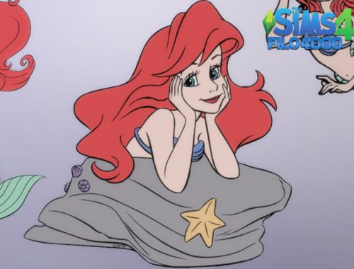 Disney's Princesses Medium Decals: Ariel