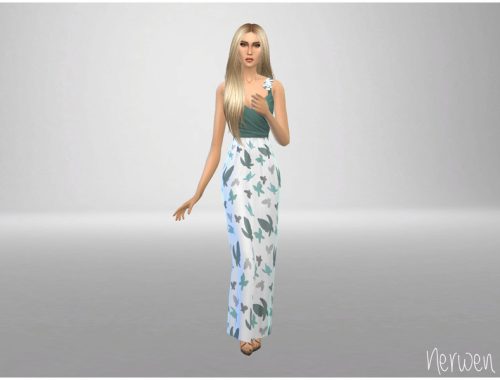Vernal Butterfly Dress
