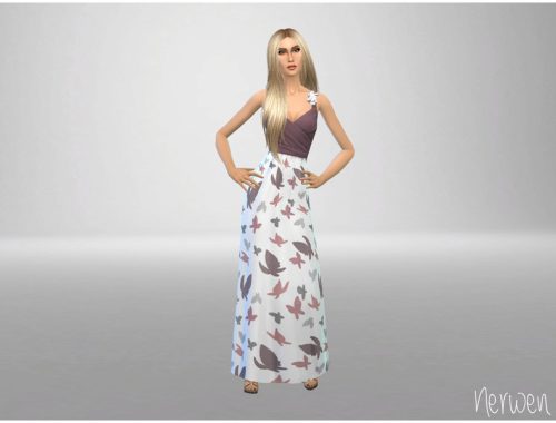 Vernal Butterfly Dress