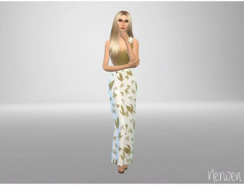 Vernal Butterfly Dress