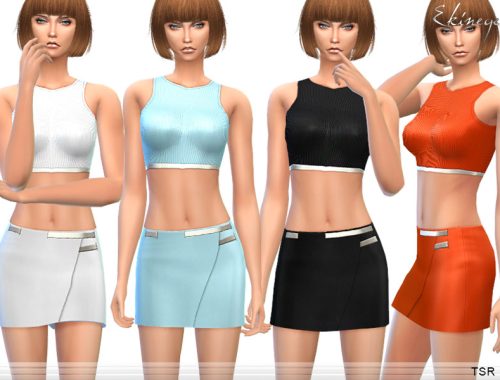 Cropped Tops & Mini Skirts - Set9