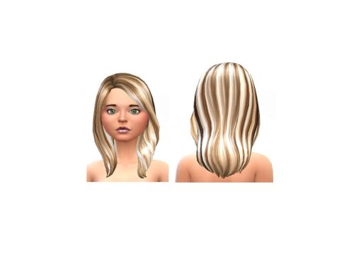 Candie Textured Long Side Part Hair