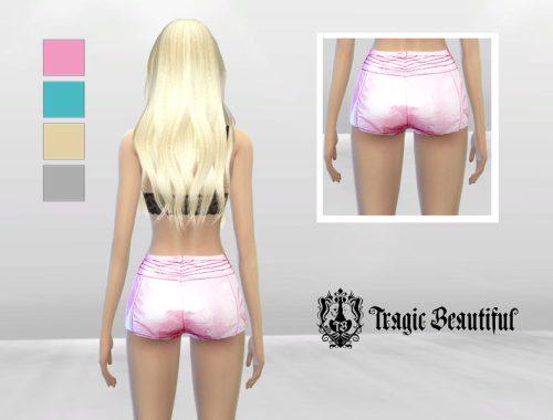 Roller Derby Zipper Shorts