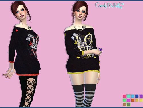CandyDoll Butterfly Sweaters Mesh-Needed