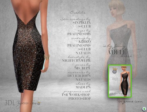 3DL Imperio Sim iO by Jancy Adele Dress